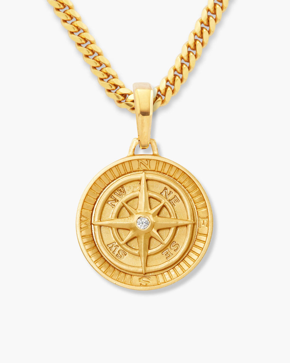 Compass_Pendant_Gold_View1_Cuban_Shopify_Tall_f7760328-2d23-44d4-89ec-fd554e882bda