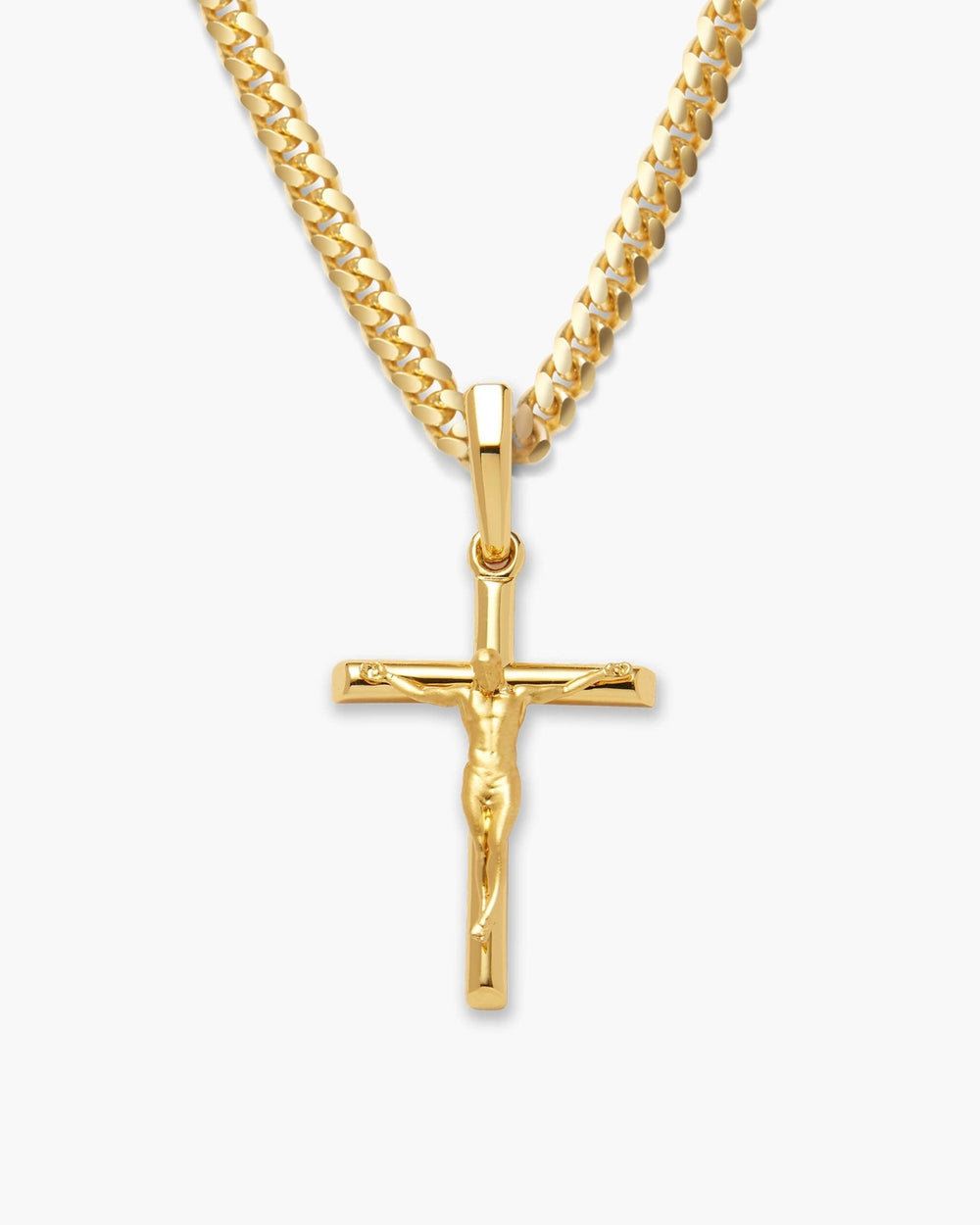 Crucifix_Pendant_Gold_View1_Cuban_Shopify_Tall_46909113-a111-4e60-85a9-c0f26e5668f4