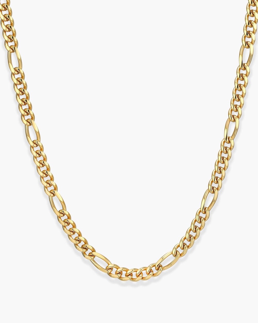 Figaro_Chain_3mm_Gold_View1_Shopify_Tall