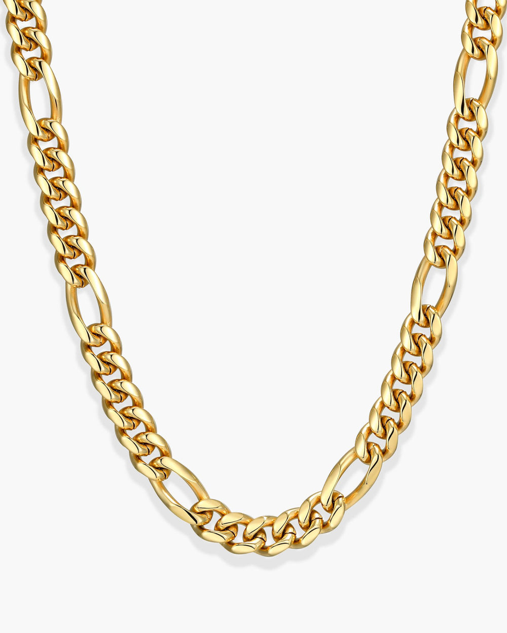 Figaro_Chain_8mm_Gold_View1_Shopify_Tall