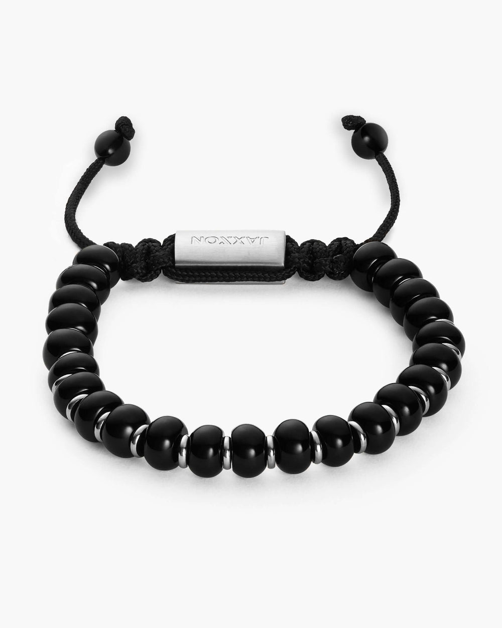 Onyx_Beaded_Bracelet_Silver_View1_Shopify_Tall_c958a49a-5f01-40fe-a725-b722b7e4fde3