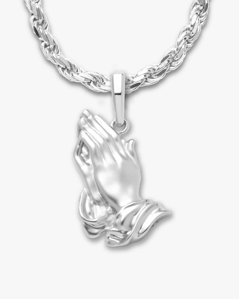 Praying_Hands_Pendant_Silver_View1_Rope_Shopify_Tall_be12936a-6295-411d-8a4f-64bffecf423a