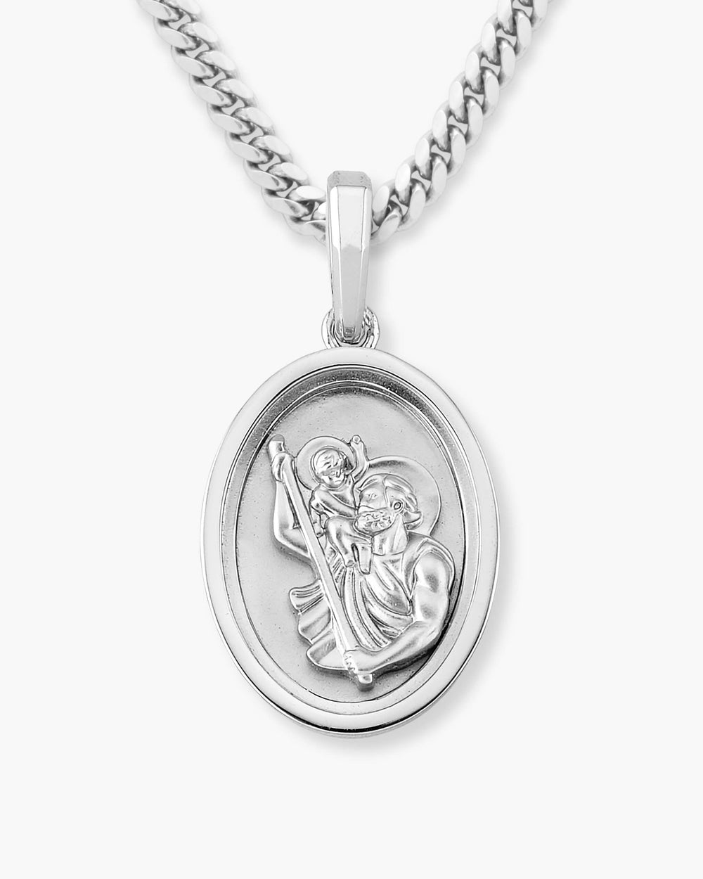 St_Christopher_Pendant_Silver_View1_Cuban_Shopify_Tall